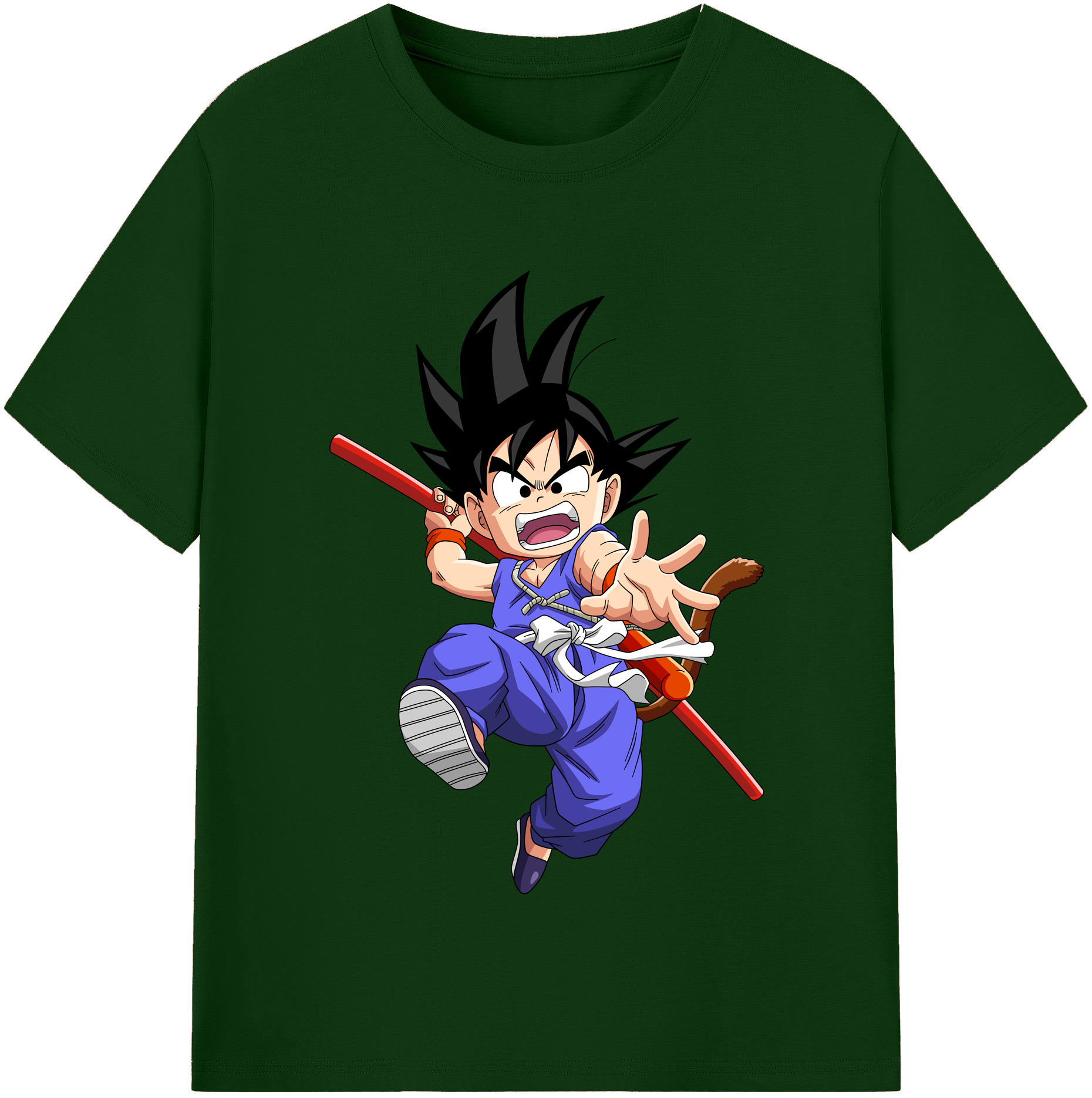 （画像用） ドラゴンボール 孫悟空（そん ごくう）Son Goku カカロット DRAGON BALL Kakarotto 綿100％半袖Tシャツ（フロントプリント）